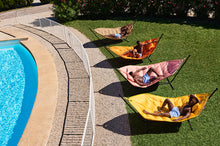 Load image into Gallery viewer, Fatboy Headdemock Hammocks on a Lawn by the Pool