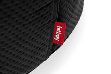 Load image into Gallery viewer, Cave Fatboy Point Large Recycled Royal Velvet Pouf Label