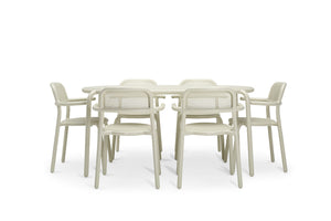 Toni Tavolo Table Set + 4 Armchairs