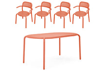Load image into Gallery viewer, Toni Tavolo Table Set + 4 Armchairs