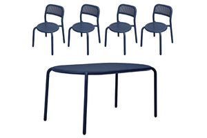 Toni Tavolo Table Set + 4 Chairs