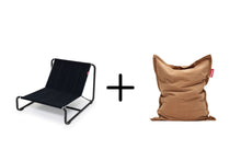 Load image into Gallery viewer, Original Slim Recycled Cord Beanbag Chair + Beanbase Bundle