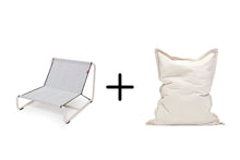 Load image into Gallery viewer, Original Slim Recycled Cord Beanbag Chair + Beanbase Bundle