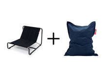 Load image into Gallery viewer, Original Slim Recycled Cord Beanbag Chair + Beanbase Bundle