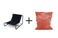 Load image into Gallery viewer, Original Slim Recycled Velvet Beanbag Chair + Beanbase Bundle