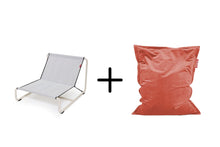 Load image into Gallery viewer, Original Slim Recycled Velvet Beanbag Chair + Beanbase Bundle