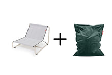 Load image into Gallery viewer, Original Slim Recycled Velvet Beanbag Chair + Beanbase Bundle