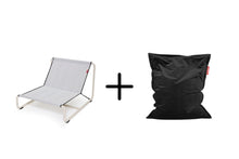 Load image into Gallery viewer, Original Slim Recycled Velvet Beanbag Chair + Beanbase Bundle