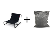 Load image into Gallery viewer, Original Slim Recycled Velvet Beanbag Chair + Beanbase Bundle