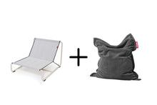 Load image into Gallery viewer, Original Slim Teddy Beanbag Chair + Beanbase Bundle
