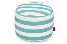 Load image into Gallery viewer, Fatboy Point Outdoor Ottoman - Stripe Azur