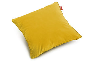 Fatboy Square Recycled Velvet Throw Pillow - Gold Honey