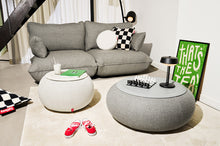 Load image into Gallery viewer, Vanilla Ice Fatboy Bubble Carpet in a Living Room Next to a Sumo Sofa and Humpty Dumpty Tables