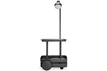 Load image into Gallery viewer, Anthracite Jolly Trolley Lighted Bar Cart