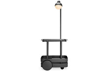 Load image into Gallery viewer, Anthracite Jolly Trolley Lighted Bar Cart