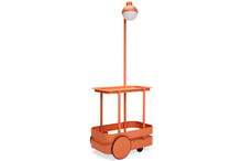 Load image into Gallery viewer, Fatboy Jolly Trolley - Tangerine - Angled
