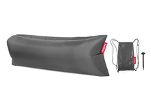 Load image into Gallery viewer, Fatboy Lamzac Version 3.0 Inflatable Lounger - Steel Grey - What's Included