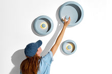 Load image into Gallery viewer, Oloha Trio Wireless Hanging Lamp Bowl Set