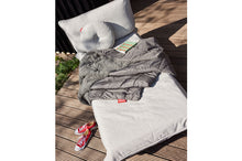 Load image into Gallery viewer, Mist Fatboy Paletti Daybed Lounger on a Deck