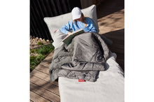 Load image into Gallery viewer, Girl Sitting on a Mist Fatboy Daybed Lounger on a Deck