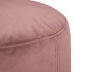 Load image into Gallery viewer, Point Recycled Velvet Pouf Ottoman