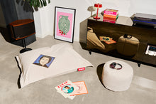 Load image into Gallery viewer, Cream Fatboy Slim Recycled Cord Bean Bag and Point
