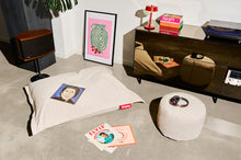 Load image into Gallery viewer, Cream Fatboy Slim Recycled Cord Bean Bag and Point