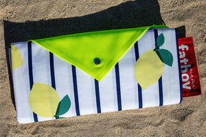 Folded Sicily Fatboy Miasun Sun Shade on the Beach