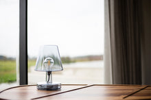 Load image into Gallery viewer, Grey Fatboy Transloetje Lamp on a Table