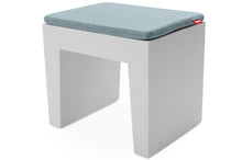 Load image into Gallery viewer, Storm Blue Fatboy Concrete Seat Pillow Cushion on a Concrete Seat