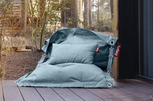 Load image into Gallery viewer, Storm Blue Fatboy King Pillow on a Buggle-Up Outdoor