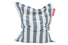 Load image into Gallery viewer, Stripe Ocean Blue Fatboy Original Slim Outdoor Bean Bag
