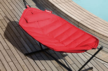 Load image into Gallery viewer, Red Fatboy Headdemock Superb by the Pool