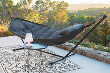 Load image into Gallery viewer, Thunder Grey Fatboy Headdemock Superb Hammock on a Patio