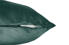 Load image into Gallery viewer, Fatboy Square Recycled Velvet Throw Pillow - Petrol Zipper