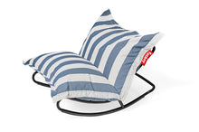 Load image into Gallery viewer, Fatboy Original Outdoor Bean Bag Rocker - Stripe Ocean Blue