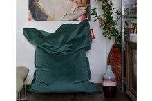 Load image into Gallery viewer, Petrol Fatboy Original Slim Velvet Bean Bag Chair in Room
