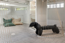 Load image into Gallery viewer, Black Fatboy Attackle Bench in an Office