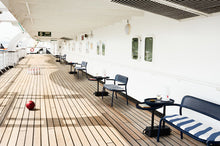 Load image into Gallery viewer, Dark Ocean Fatboy Brick Tables on a Boat Deck