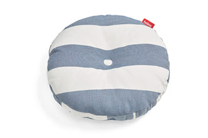 Fatboy Circle Outdoor Pillow - Stripe Ocean Blue
