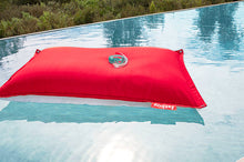 Load image into Gallery viewer, Red Fatboy Floatzac Floating in a Pool