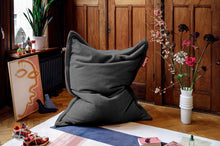 Load image into Gallery viewer, Anthracite Fatboy Slim Teddy Bean Bag in a Room