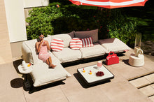 Load image into Gallery viewer, Light Grey Fatboy Paletti Table on a Deck with a Paletti