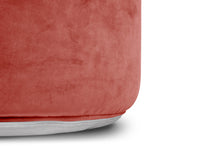 Load image into Gallery viewer, Fatboy Point Recycled Velvet Ottoman - Rhubarb Bottom
