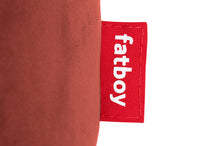 Load image into Gallery viewer, Fatboy Point Recycled Velvet Ottoman - Rhubarb Label
