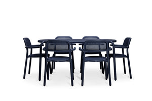 Dark Ocean Fatboy Toni Tavolo Outdoor Dining Table and Chairs