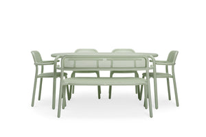 Mist Green Fatboy Toni Tavolo Outdoor Dining Table and Chairs