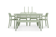 Load image into Gallery viewer, Mist Green Fatboy Toni Tavolo Outdoor Dining Table and Chairs with Candle Stick
