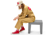 Load image into Gallery viewer, Girl Sitting on a Grey Fatboy Concrete Seat