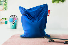 Load image into Gallery viewer, Petrol Fatboy Junior Bean Bag Chair in a Room Next to a Skateboard